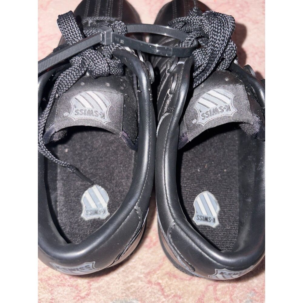 K-Swiss Classic Black Leather Sneakers